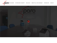 Tablet Screenshot of paro.pl