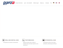 Tablet Screenshot of paro.com